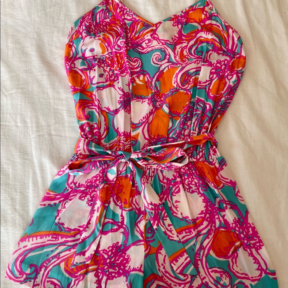 Lilly Pulitzer shorts romper